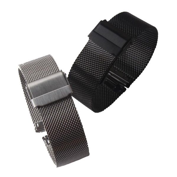 watch bands universal women stainless steel metal watchband men band strap bracelets 18mm 20mm 22mm mesh watchbands safety buckle, Black;brown
watch bands universal women stainless steel metal watchband men band strap bracelets 18mm 20mm 22mm mesh watchbands safety buckle, Black;brown