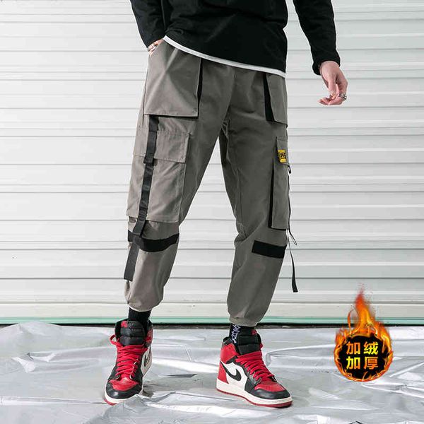 pant fashion winter thick fleece warm casual men streetwear multi-pockets cargo jogger pants women, Black
pant fashion winter thick fleece warm casual men streetwear multi-pockets cargo jogger pants women, Black