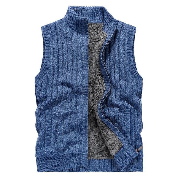 men's vests knitted vest stand collar velvet thick sweater warm jacket sweaters autumn winter jackets m-3xl, Black;white
men's vests knitted vest stand collar velvet thick sweater warm jacket sweaters autumn winter jackets m-3xl, Black;white