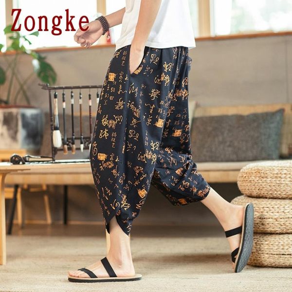 men's pants zongke 2021 harem calf-length men trousers casual joggers sweatpants hip hop streetwear male plus size m-5xl, Black
men's pants zongke 2021 harem calf-length men trousers casual joggers sweatpants hip hop streetwear male plus size m-5xl, Black