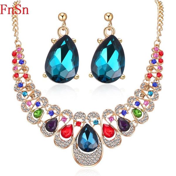 earrings & necklace fnsn jewelry sets crystal set necklaces prom wedding party earring gift women, Silver
earrings & necklace fnsn jewelry sets crystal set necklaces prom wedding party earring gift women, Silver