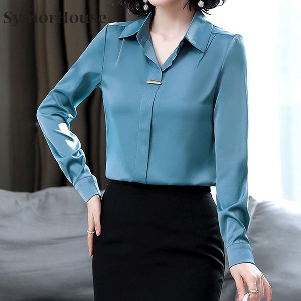women's blouses & shirts elegant slik blouse long sleeve satin women ladies autumn spring female vintage plus size -3xl, White
women's blouses & shirts elegant slik blouse long sleeve satin women ladies autumn spring female vintage plus size -3xl, White