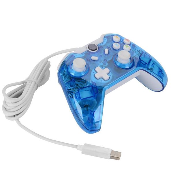 pc game controller wired usb vibration function gamepad with 7-color led light compatible for xbox one console controllers & joysticks
pc game controller wired usb vibration function gamepad with 7-color led light compatible for xbox one console controllers & joysticks