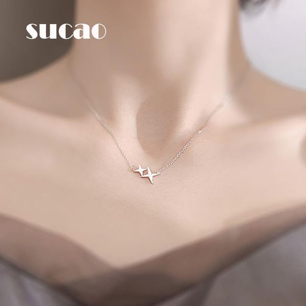 pendant necklaces trendy korean north star necklace female shiny moon simple clavicle chain high jewelry alloy collares party wedding, Silver
pendant necklaces trendy korean north star necklace female shiny moon simple clavicle chain high jewelry alloy collares party wedding, Silver