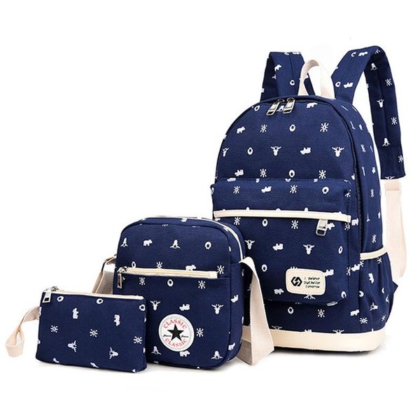 3pcs/set woamen backpack school bags for teenagers girl printing cute backpacks girls travel bag rucksacks
3pcs/set woamen backpack school bags for teenagers girl printing cute backpacks girls travel bag rucksacks