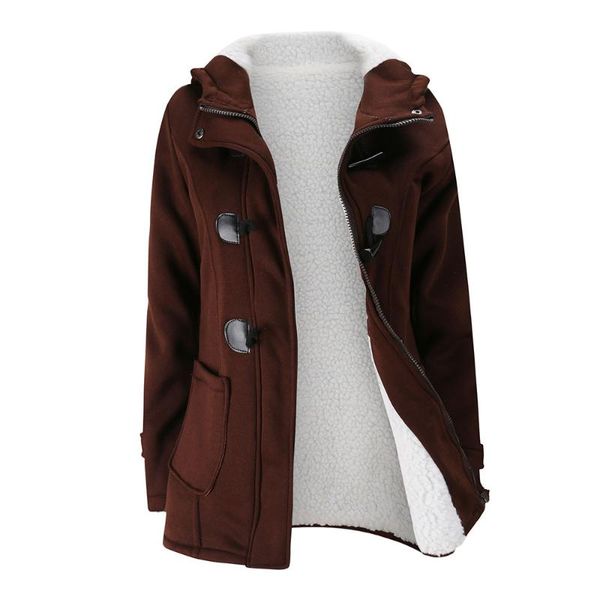 plus size outerwear & coats women's autumn and winter basic fashion casual warm coat slim thickened fleece hooded long, Black
plus size outerwear & coats women's autumn and winter basic fashion casual warm coat slim thickened fleece hooded long, Black