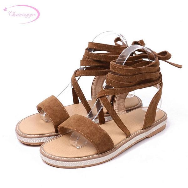 sandals chainingyee sweet summer cool fashion lace-up decoration beige brown black flat with women's shoes big size r3e2
sandals chainingyee sweet summer cool fashion lace-up decoration beige brown black flat with women's shoes big size r3e2