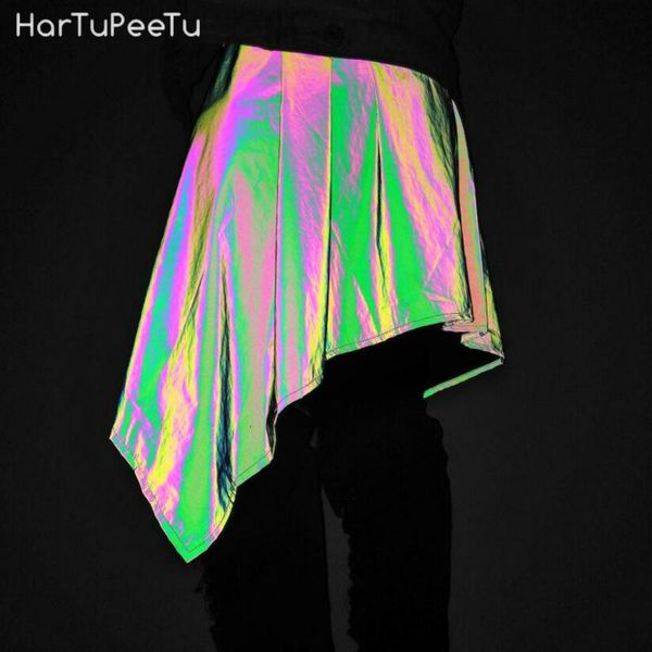skirts rainbow girls mini skirt peplum reflective light hip hop rock outside cover irregular disco club dark gray with lace up, Black
skirts rainbow girls mini skirt peplum reflective light hip hop rock outside cover irregular disco club dark gray with lace up, Black