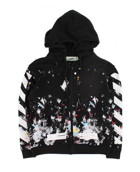 sky off splash ink star fireworks cardigan coat white ow trend men's and wo leading casual plush, Black
sky off splash ink star fireworks cardigan coat white ow trend men's and wo leading casual plush, Black