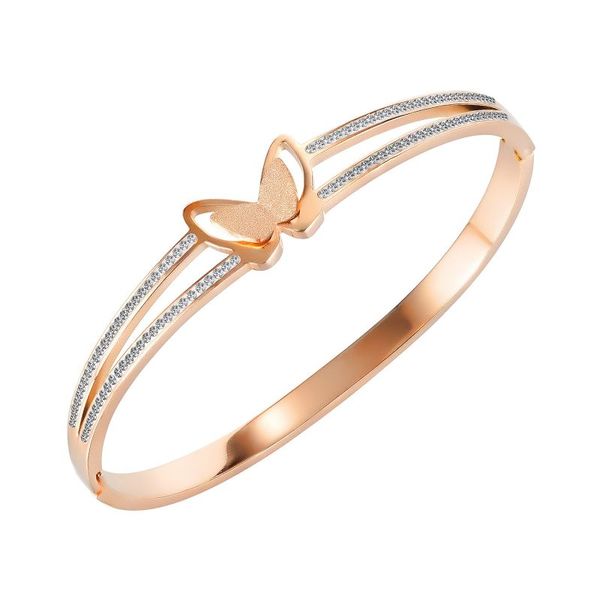 fashion 2021 high sense butterfly women's titanium steel bracelet for christmas gift jewelry box, Golden;silver
fashion 2021 high sense butterfly women's titanium steel bracelet for christmas gift jewelry box, Golden;silver