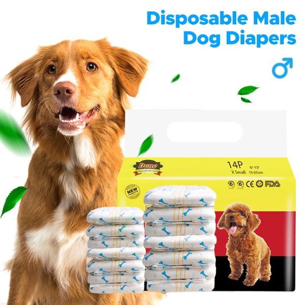 dog apparel pet diapers male soft disposable super absorbent 8-14 pcs/bag large dogs supplies
dog apparel pet diapers male soft disposable super absorbent 8-14 pcs/bag large dogs supplies