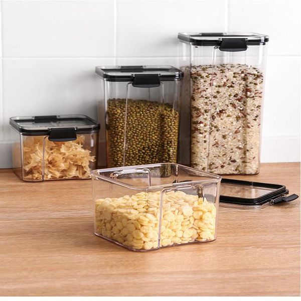 multi-piece stackable kitchen sealed jar plastic storage box multigrain tank dried fruit tea containers bottles & jars
multi-piece stackable kitchen sealed jar plastic storage box multigrain tank dried fruit tea containers bottles & jars
