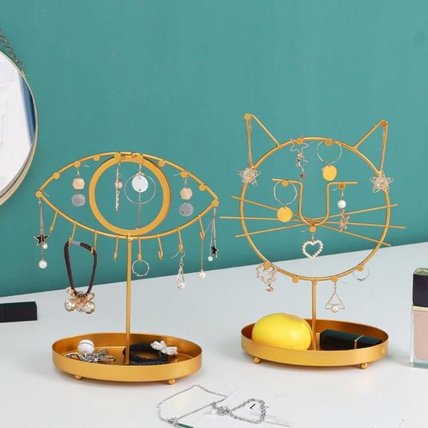 hooks & rails jewelry display rack multi-functional unique shaped modern style eye decorative mirror table wrought iron bracelet stand stora
hooks & rails jewelry display rack multi-functional unique shaped modern style eye decorative mirror table wrought iron bracelet stand stora