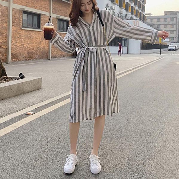 casual dresses yamdi vintage women woman party night single-breasted pocket chic loose stripe shirt dress midi elegant vestidos spring, Black;gray
casual dresses yamdi vintage women woman party night single-breasted pocket chic loose stripe shirt dress midi elegant vestidos spring, Black;gray