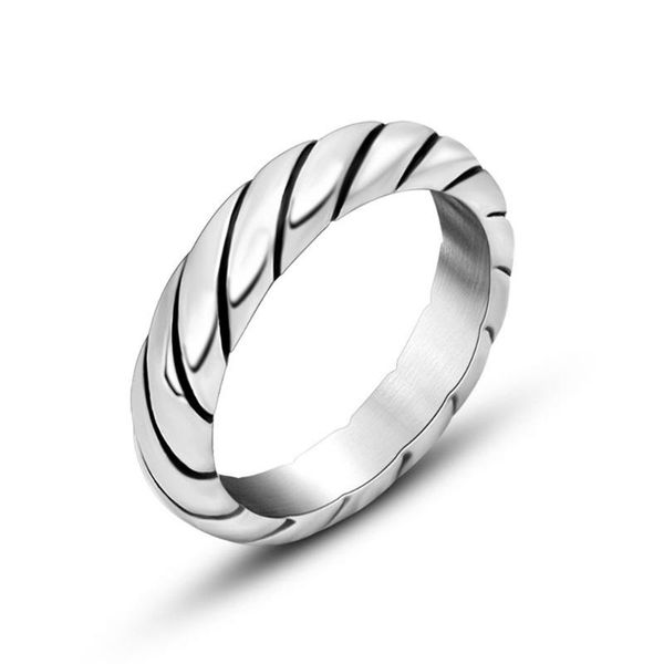 wedding rings fashion stainless steel rope ring couples men and women trendy simple punk jewelry gift s0259, Slivery;golden
wedding rings fashion stainless steel rope ring couples men and women trendy simple punk jewelry gift s0259, Slivery;golden