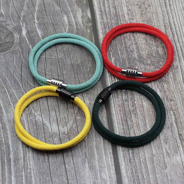 charm bracelets 100% stainless steel bracelet men women minimalist 4mm double layer rope black red braslet magnet braclet gift for friend bf, Golden;silver
charm bracelets 100% stainless steel bracelet men women minimalist 4mm double layer rope black red braslet magnet braclet gift for friend bf, Golden;silver