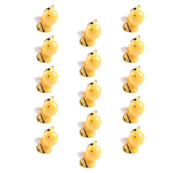 15pcs adorable bee miniature ornaments mini resin micro landscape decoration decorative objects & figurines
15pcs adorable bee miniature ornaments mini resin micro landscape decoration decorative objects & figurines