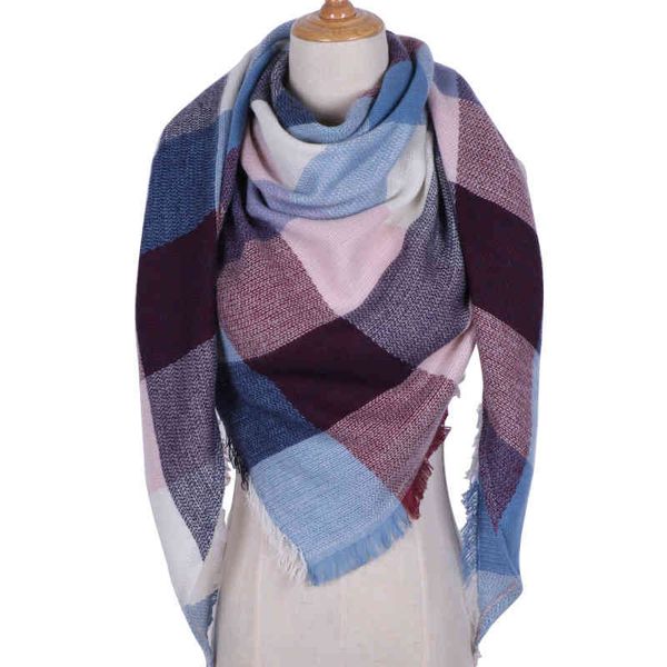 scarf triangle scarf autumn and winter new cashmere scarf women's air conditioning shawl, Blue;gray
scarf triangle scarf autumn and winter new cashmere scarf women's air conditioning shawl, Blue;gray