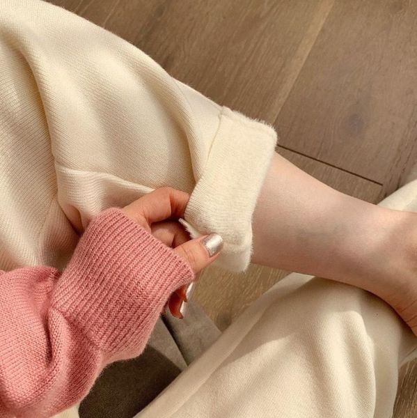 women's pants & capris quality knitted wool legged pants autumn and winter casual loose thickened wide leg granny radish woman 9zyd, Black;white
women's pants & capris quality knitted wool legged pants autumn and winter casual loose thickened wide leg granny radish woman 9zyd, Black;white