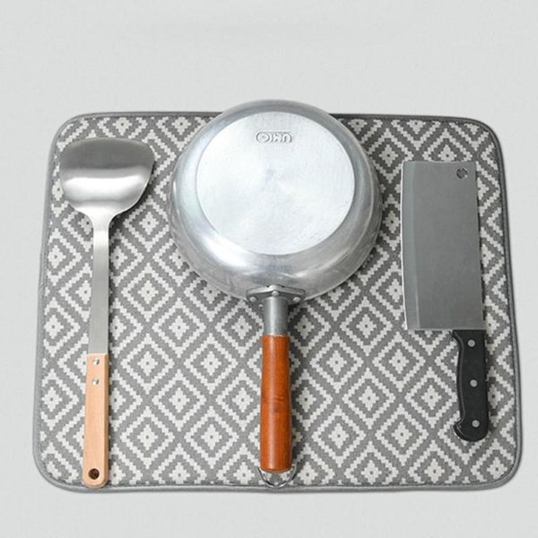 table runner 40*50cm dish drying mat for kitchen sink drainer microfiber cushion pad tableware tea towel absorbent placemat drain
table runner 40*50cm dish drying mat for kitchen sink drainer microfiber cushion pad tableware tea towel absorbent placemat drain