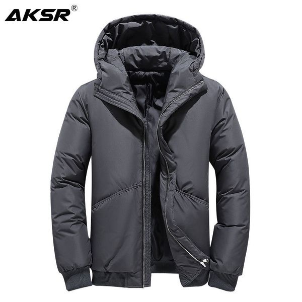 aksr men's winter down jacket coat large size thick warm hooded duck puffy male 2019 brand clothing doudoune homme, Black
aksr men's winter down jacket coat large size thick warm hooded duck puffy male 2019 brand clothing doudoune homme, Black