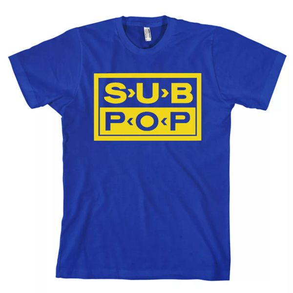 Sub Pop Logo T-shirt Royal Blue w/ Yellow Logo NEW PROFESSIONALLY MADE + PRINTED, White;black
Sub Pop Logo T-shirt Royal Blue w/ Yellow Logo NEW PROFESSIONALLY MADE + PRINTED, White;black
