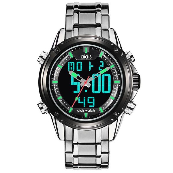 love di shiduo function steel belt men watch luminous waterproof student outdoor sports creative watches wristwatches, Slivery;brown
love di shiduo function steel belt men watch luminous waterproof student outdoor sports creative watches wristwatches, Slivery;brown