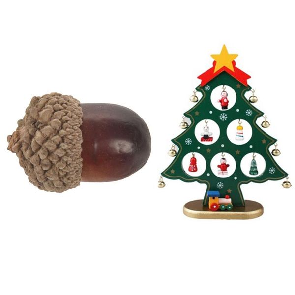 christmas decorations 20pcs artificial acorns with ornament wooden tree hanging gift
christmas decorations 20pcs artificial acorns with ornament wooden tree hanging gift