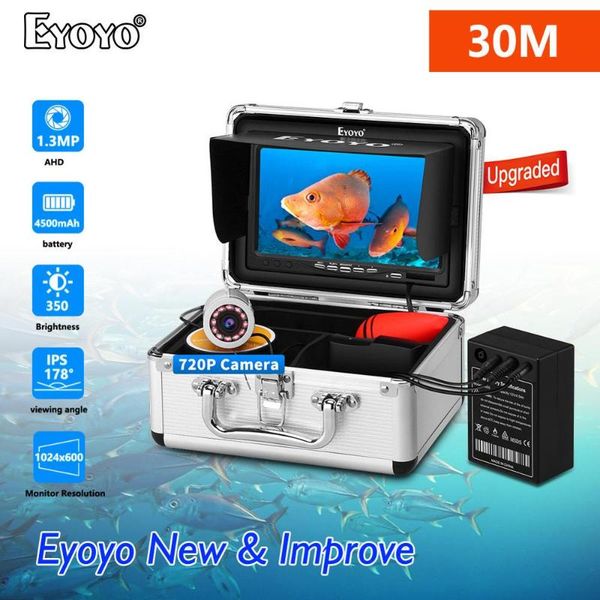 fish finder eyoyo ef07h fishing camera 7"inch 720p ahd 15m underwater for 12pcs infrared led lamp ice
fish finder eyoyo ef07h fishing camera 7"inch 720p ahd 15m underwater for 12pcs infrared led lamp ice