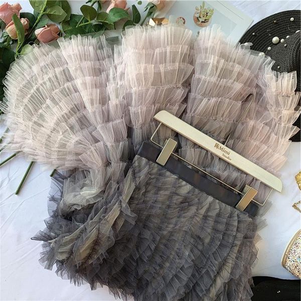 skirts romantic fairy ruffled layers mesh cake skirt casual chic patchwork colors long design, Black
skirts romantic fairy ruffled layers mesh cake skirt casual chic patchwork colors long design, Black