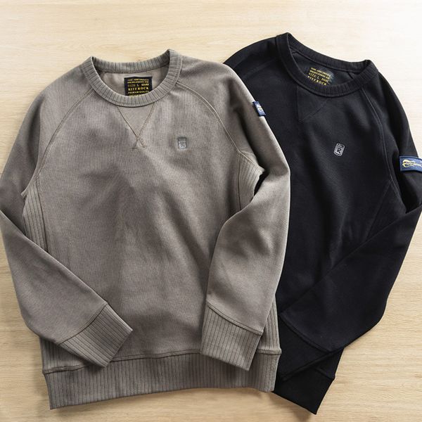 2021 new autumn and winter men's casual round neck sweater warm thick thread splicing pullover et fashion, Black
2021 new autumn and winter men's casual round neck sweater warm thick thread splicing pullover et fashion, Black
