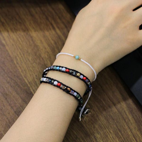 charm bracelets kelitch for women crystal beads strand undefined leather bracelet bangles pulseras mujer rainbow bridesmaid, Golden;silver
charm bracelets kelitch for women crystal beads strand undefined leather bracelet bangles pulseras mujer rainbow bridesmaid, Golden;silver