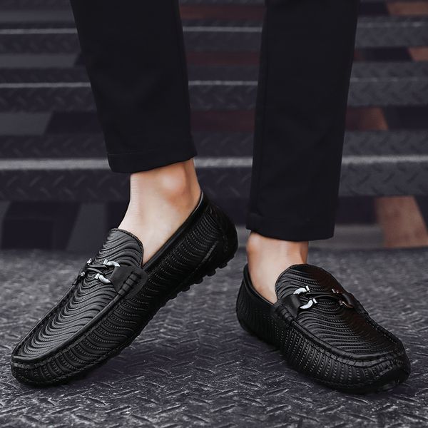 dress shoes men genuine leather classic leisure comfortable casual luxury soft loafers moccasins breathable slip on male driving u6mm, Black
dress shoes men genuine leather classic leisure comfortable casual luxury soft loafers moccasins breathable slip on male driving u6mm, Black