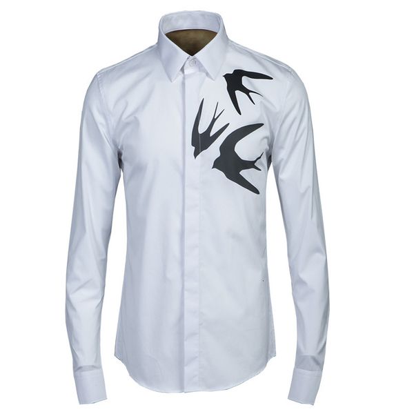 tee shirt shirt men shirt luxury three swallow jelly printing long sleeve mens plus size 4xl black white fashio cotton shirts man, White;black
tee shirt shirt men shirt luxury three swallow jelly printing long sleeve mens plus size 4xl black white fashio cotton shirts man, White;black