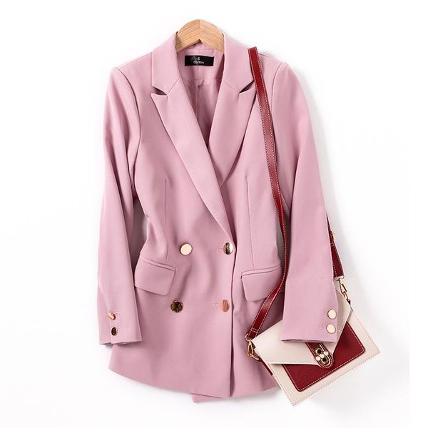 plus size blazer for women korean style long sleeve double breasted office suits female spring autumn veste femme, White;black
plus size blazer for women korean style long sleeve double breasted office suits female spring autumn veste femme, White;black