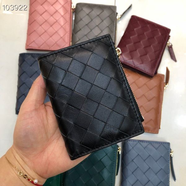 2021 famous design italy genuine leather short wallet for men women zipper around card holder vintage handmade crochet coin purse black whit, Red;black
2021 famous design italy genuine leather short wallet for men women zipper around card holder vintage handmade crochet coin purse black whit, Red;black
