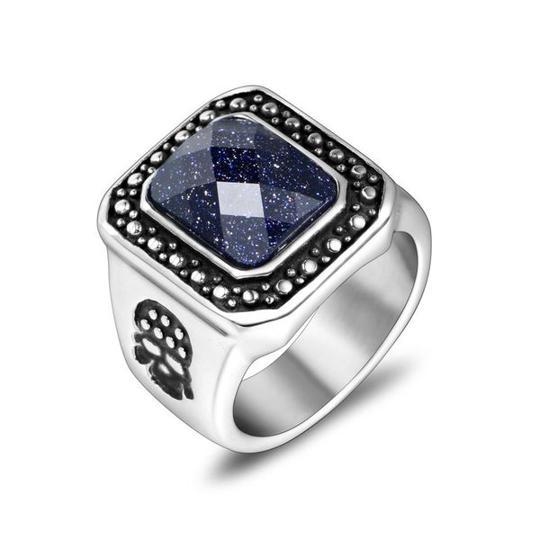 hemiston blue sandstone skeleton pattern stainless steel punk rock cool style for women men gift 2021 ring, Silver
hemiston blue sandstone skeleton pattern stainless steel punk rock cool style for women men gift 2021 ring, Silver