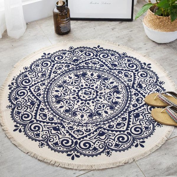carpets nordic cotton and linen round carpet retro hanging basket floor mat bedroom living room bedside blanket
carpets nordic cotton and linen round carpet retro hanging basket floor mat bedroom living room bedside blanket
