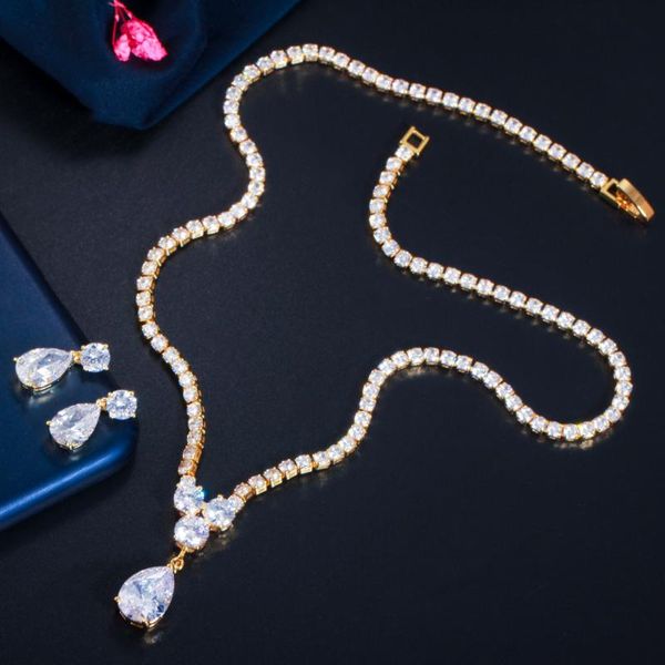 wedding jewelry sets bling cubic zirconia dangle drop women necklace earrings set trendy african nigerian gold bridal t545, Slivery;golden
wedding jewelry sets bling cubic zirconia dangle drop women necklace earrings set trendy african nigerian gold bridal t545, Slivery;golden