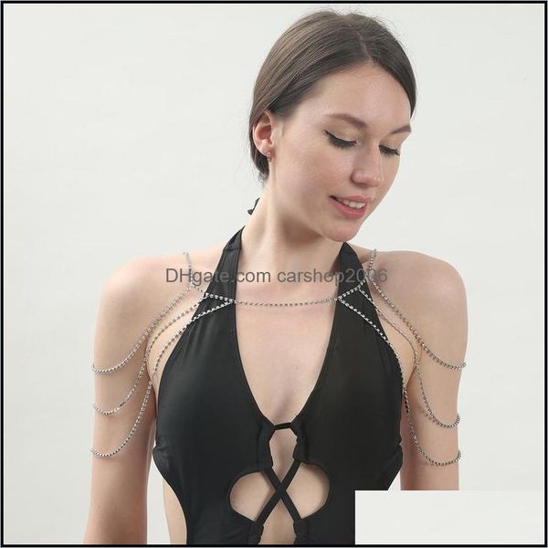 necklaces & pendants jewelryae-canflyfashion summer beach temperament studded with crystal body chain female simple girl shawl jewelry, Silver
necklaces & pendants jewelryae-canflyfashion summer beach temperament studded with crystal body chain female simple girl shawl jewelry, Silver