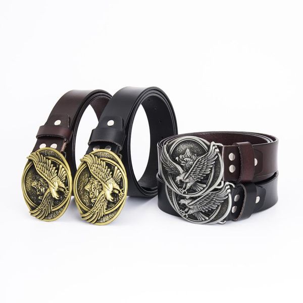 belts western cowboy eagle smooth buckle belt retro men's leather fashion trendy youth club, Black;brown
belts western cowboy eagle smooth buckle belt retro men's leather fashion trendy youth club, Black;brown