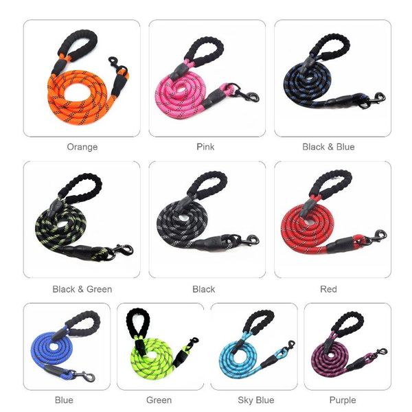 1.5m reflective dog leash training walking running rope collar leashes strong lead for large medium dogs pet supplies collars &
1.5m reflective dog leash training walking running rope collar leashes strong lead for large medium dogs pet supplies collars &