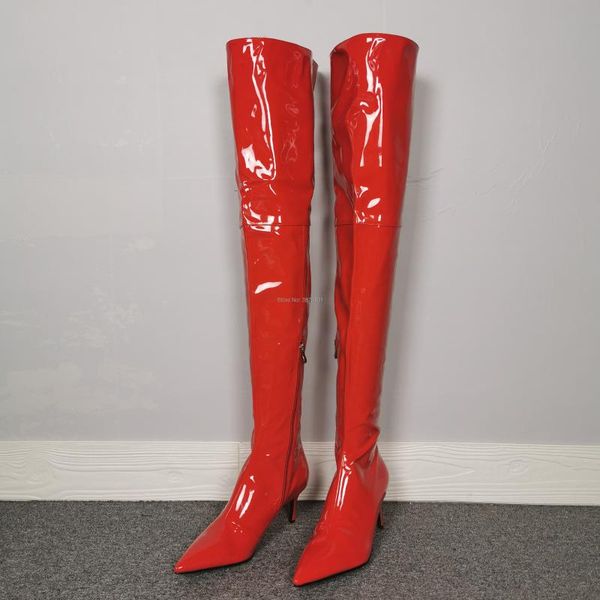 boots fashion knee high women's winter .5cm low heels long pointed toe spring autumn red pu shoes woman, Black
boots fashion knee high women's winter .5cm low heels long pointed toe spring autumn red pu shoes woman, Black