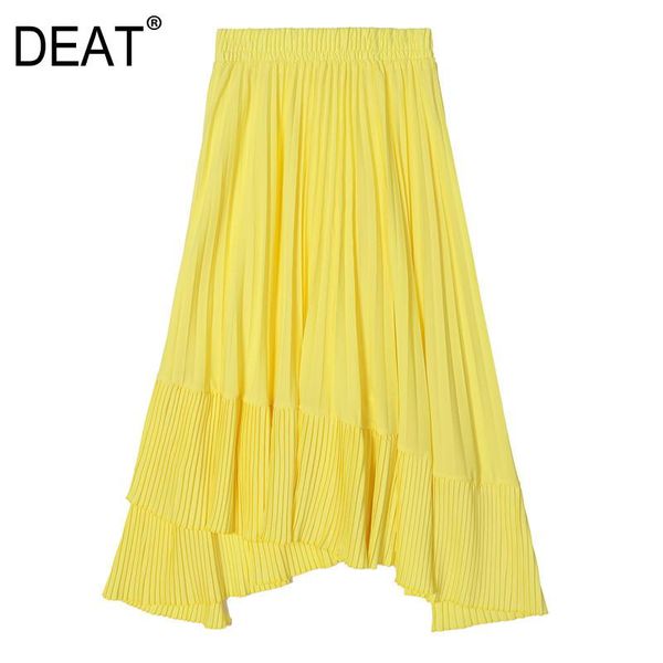 skirts deat 2021 stocks items high waist a-line asymmetrical pleated half-body skirt female fashion bottoms wk47207, Black
skirts deat 2021 stocks items high waist a-line asymmetrical pleated half-body skirt female fashion bottoms wk47207, Black