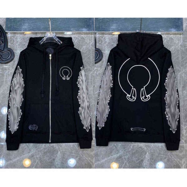 classic brand ch quality hoodie luxury zipper autumn winter sweatshirts designer fashion men sweater horseshoe phantom cross print hooded wo, Black
classic brand ch quality hoodie luxury zipper autumn winter sweatshirts designer fashion men sweater horseshoe phantom cross print hooded wo, Black