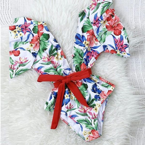 women swimsuit ruffles floral printed deep v neck bandage bikini push up monokini bathing suit swimwear /2 two-piece suits
women swimsuit ruffles floral printed deep v neck bandage bikini push up monokini bathing suit swimwear /2 two-piece suits