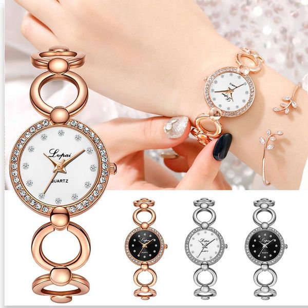 wristwatches luxury women bracelet watches fashion dress wristwatch ladies quartz stainless steel rose gold watch, Slivery;brown
wristwatches luxury women bracelet watches fashion dress wristwatch ladies quartz stainless steel rose gold watch, Slivery;brown