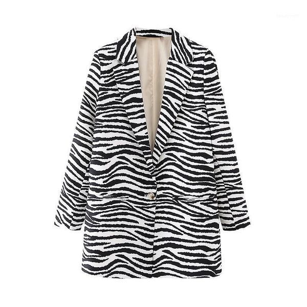 women's suits & blazers vinatge woman loose zebra stripes blazer coats tide spring casual ladie basic outwear female elegant streetwea, White;black
women's suits & blazers vinatge woman loose zebra stripes blazer coats tide spring casual ladie basic outwear female elegant streetwea, White;black