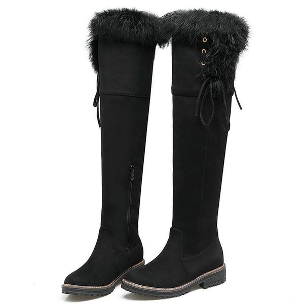 boots warm snow women 2021 winter shoes suede over knee high ladies fashion casual fur plush long female, Black
boots warm snow women 2021 winter shoes suede over knee high ladies fashion casual fur plush long female, Black
