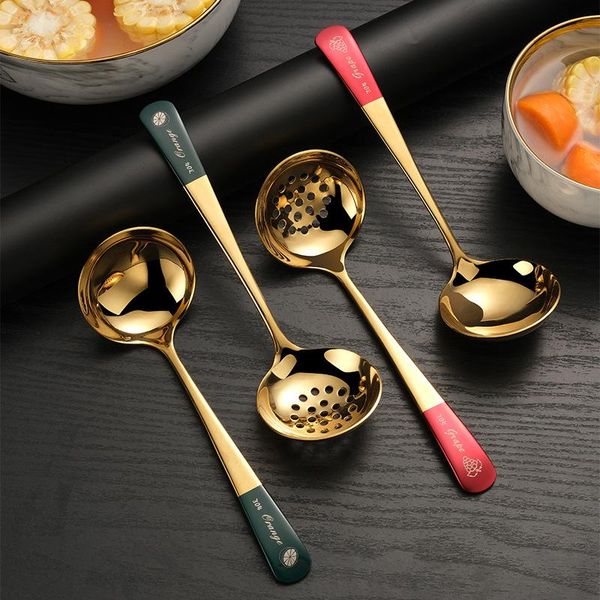 flatware sets 304 stainless steel creative thicken soup spoon colander kitchen tableware dinnerware pot spoons scoop cooking utensils
flatware sets 304 stainless steel creative thicken soup spoon colander kitchen tableware dinnerware pot spoons scoop cooking utensils